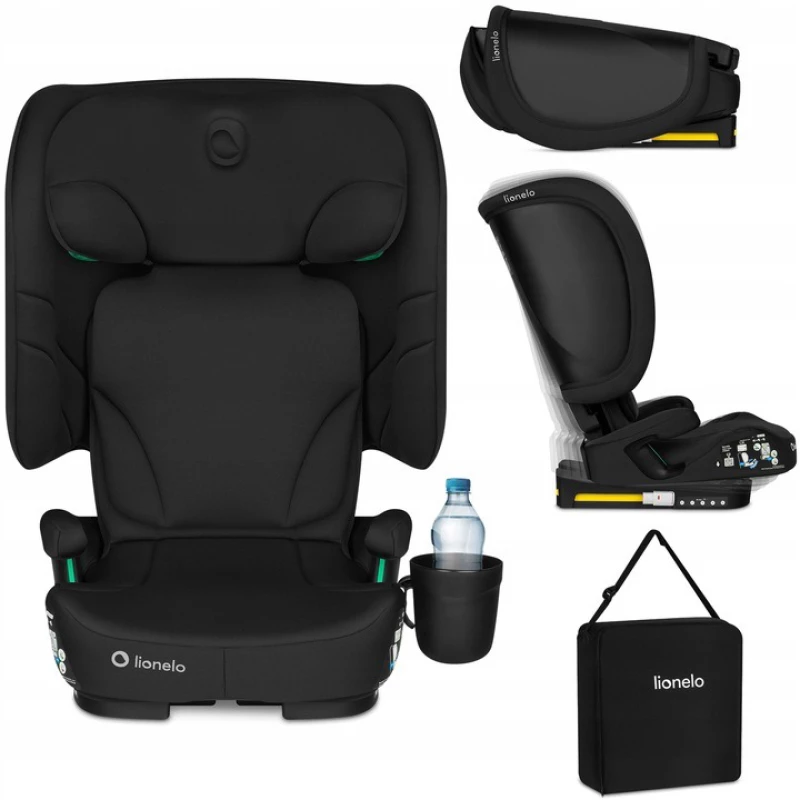 Lionelo Κάθισμα Αυτοκινήτου Orin I-Size Isofix 100-150cm Black Carbon