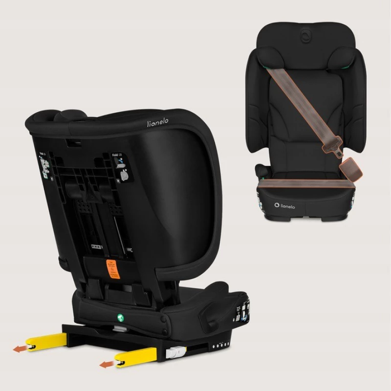 Lionelo Κάθισμα Αυτοκινήτου Orin I-Size Isofix 100-150cm Black Carbon