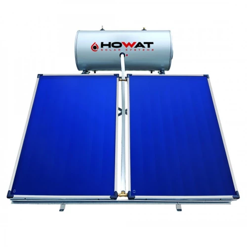 Howat Ηλιακός Θερμοσίφωνας 200lt/4.8m² Glass Τριπλής Ενέργειας Με Συλλέκτες SOLO Για Αντλία Θερμότητας