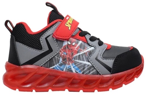 Disney Spiderman Sport Shoe Tpr with Lights R1310562S R1310562S-0003 TOP TRENDS DISNEY Μαύρο