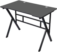 VenCore VenCore 2730-10001 - Gaming Desk 120x60x75cm Black - Μοντέρνο Γραφείο Gaming VenCore Μοριοσανίδας Carbon Fiber με Μεταλλικά Πόδια Μαύρο Μ120 x Π60 x Υ75cm