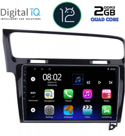 DIGITAL IQ RTB 2747_GPS (10inc) MULTIMEDIA TABLET OEM VW GOLF 7 mod. 2013-2020