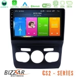 Bizzar cs2 Series 4core Android14 2+32gb Citroen c4l Navigation Multimedia Tablet 10" με Carplay & Android Auto u-cs2-Ct0131