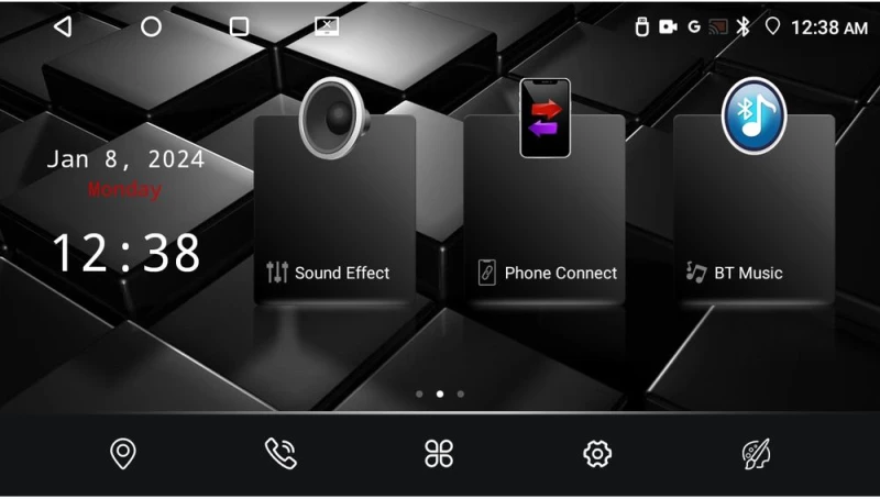 Nakamichi Nam5260 Series 4core Android13 4+64gb bmw 1series E81/e82/e87/e88 (Manual A/c) Navigation Multimedia Tablet 9" με Carplay & Android Auto u-n44-Bm1011