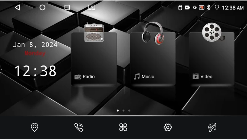 Nakamichi Nam5260 Series 4core Android13 4+64gb bmw 1series E81/e82/e87/e88 (Manual A/c) Navigation Multimedia Tablet 9" με Carplay & Android Auto u-n44-Bm1011