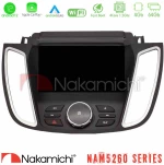 Nakamichi Nam5260 Series 4core Android13 4+64gb Ford Kuga/c-max 2013-2019 Navigation Multimedia Tablet 9" με Carplay & Android Auto u-n44-Fd2025