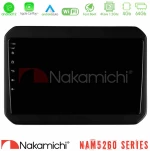 Nakamichi Nam5260 Series 4core Android13 4+64gb Suzuki Ignis Navigation Multimedia Tablet 9" με Carplay & Android Auto u-n44-Sz580
