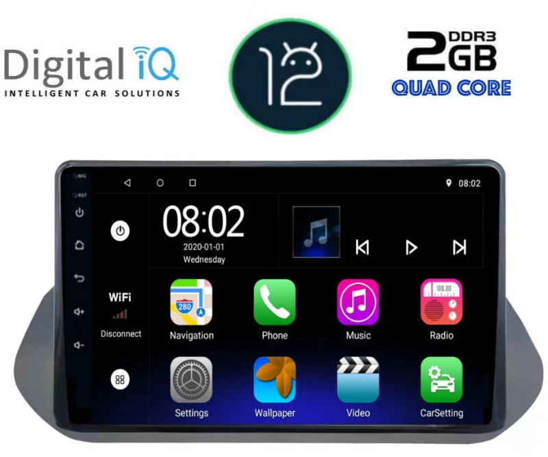 DIGITAL IQ RTB 2469_GPS (10inc) MULTIMEDIA TABLET OEM NISSAN QASHQAI mod. 2021>