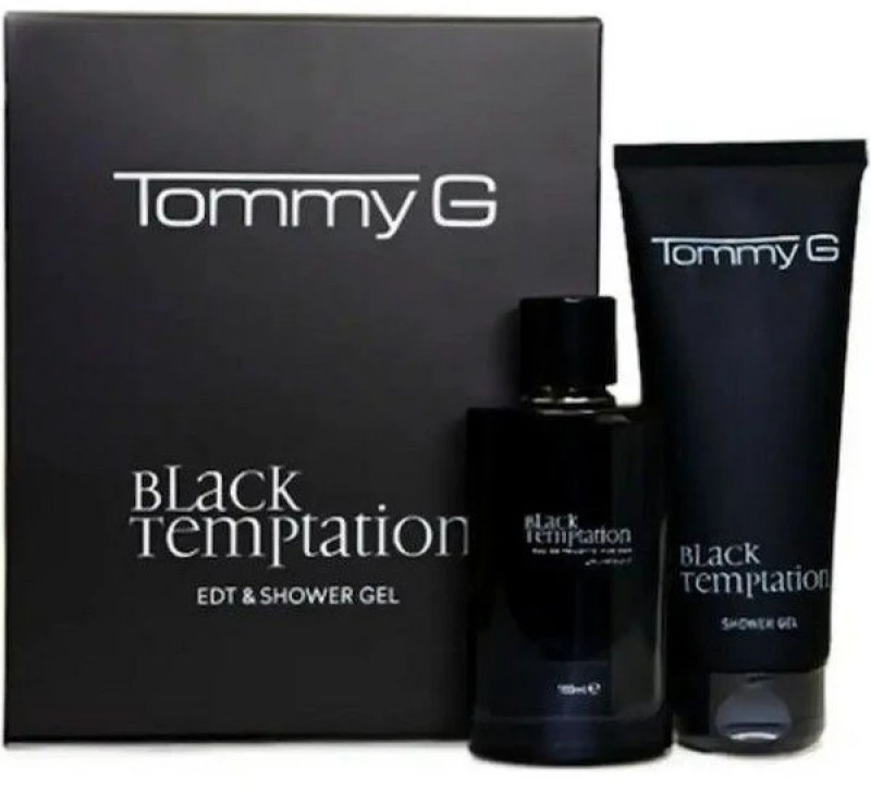 Tommy G Black Temptation Man Eau de Toilette 100ml & Shower Gel 200ml