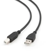 USB 2.0 Cable USB-A male - USB-B male Μαύρο 1.5m
