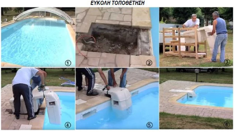 Αυτόματο Compact Σύστημα Φίλτρανσης Πισίνας 18m3/h Filtrinov 2