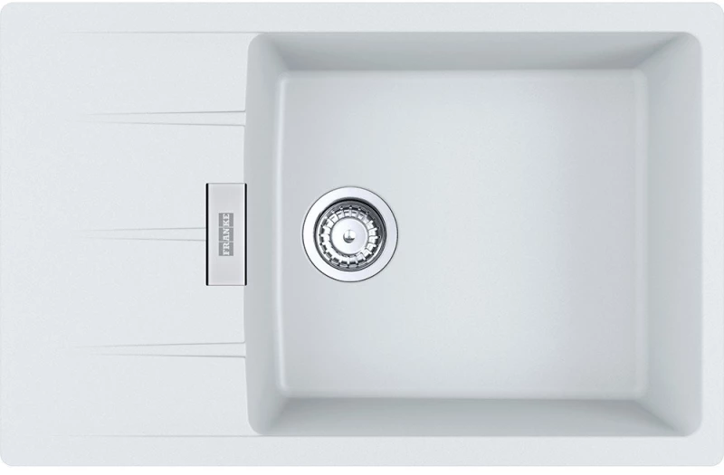 Franke Centro CNG 611/211-78 XL Αντιστρεφόμενος Polar White Γρανιτένιος Νεροχύτης 60cm