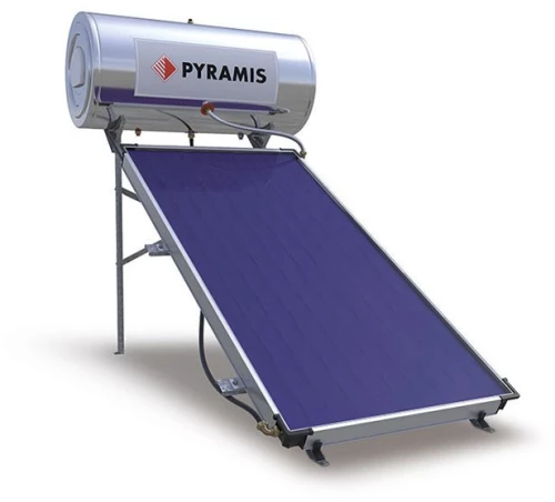 Pyramis Ηλιακός Θερμοσίφωνας 160lt Επιλεκτικού Συλλέκτη Διπλής Ενέργειας 2×2m2