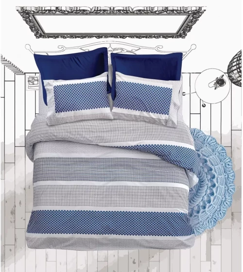 BOHO ΣΕΤ ΚΟΥΒΕΡΛΙ 160Χ240  50X70CM 144TC 100% COTTON - -