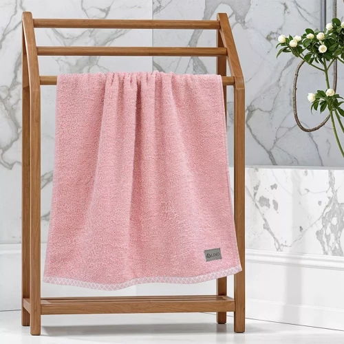 LINO Πετσέτα Προσώπου (50x90) Marley Κοραλί Κοραλί 50Χ90