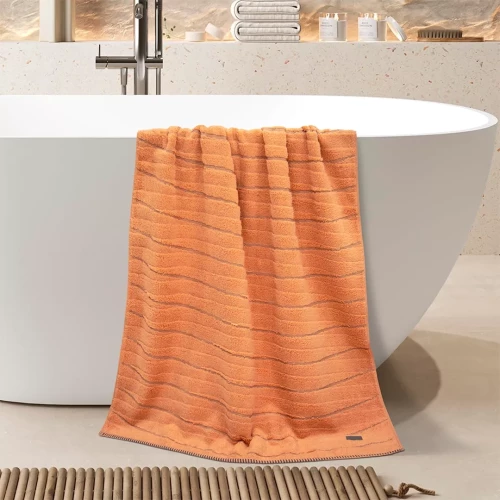 LINO Πετσέτα Σώματος (80x150) Loomline Ροδί Pomegranate -