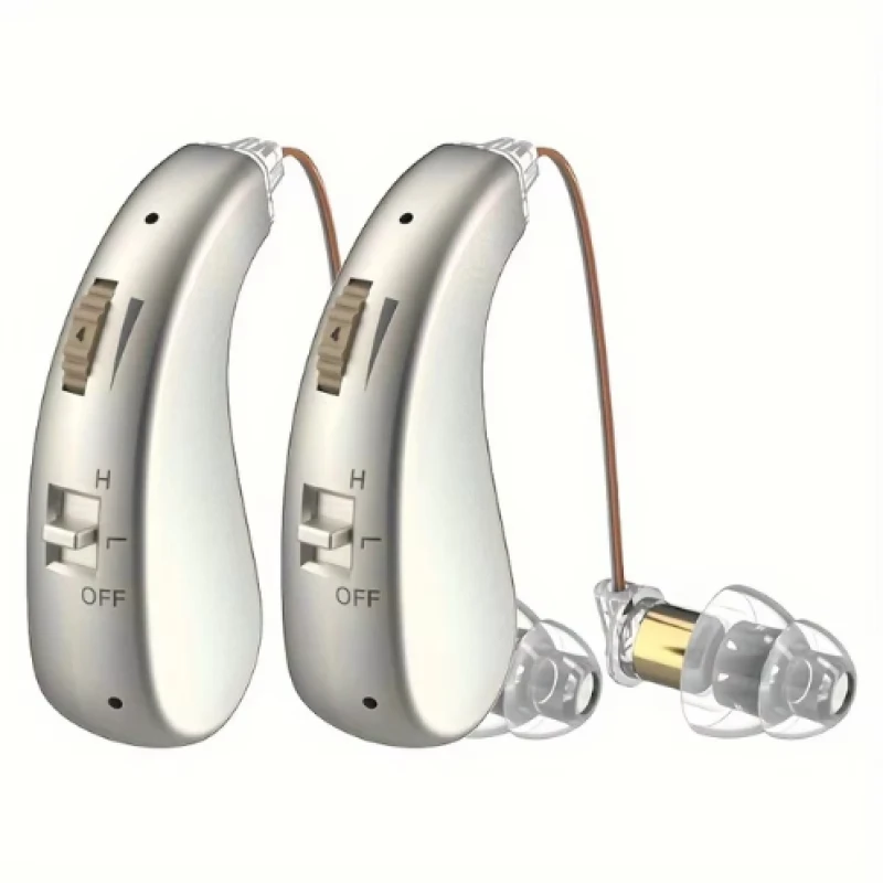 Jardin 2 X Z-06 Silver Επαναφορτιζόμενα Ακουστικά Βαρηκοΐας