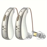 Jardin 2 X Z-06 Silver Επαναφορτιζόμενα Ακουστικά Βαρηκοΐας