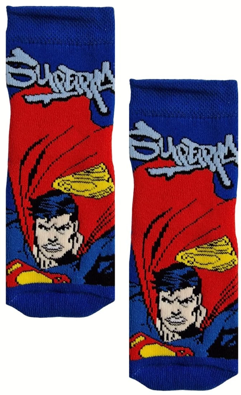 Παιδικές Αντιολισθητικές Κάλτσες Superman 3 Ζεύγη 1562 - ΠΟΛΥΧΡΩΜΟ