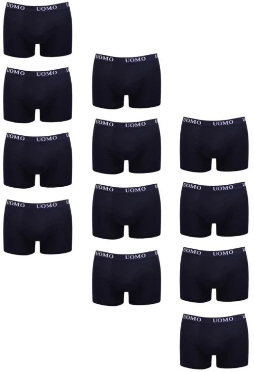 Boxer Ανδρικά 12Pack CC1012 - ΜΑΥΡΟ