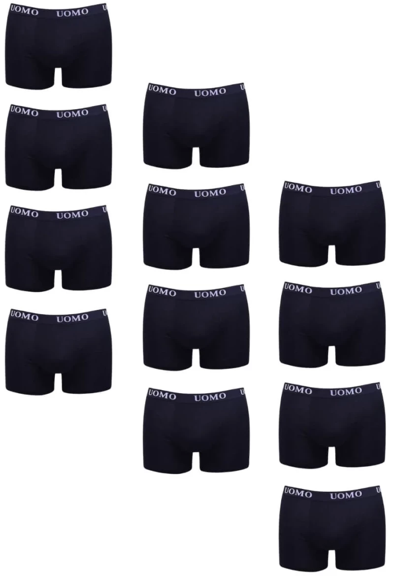 Boxer Ανδρικά 12Pack CC1012 - ΜΑΥΡΟ