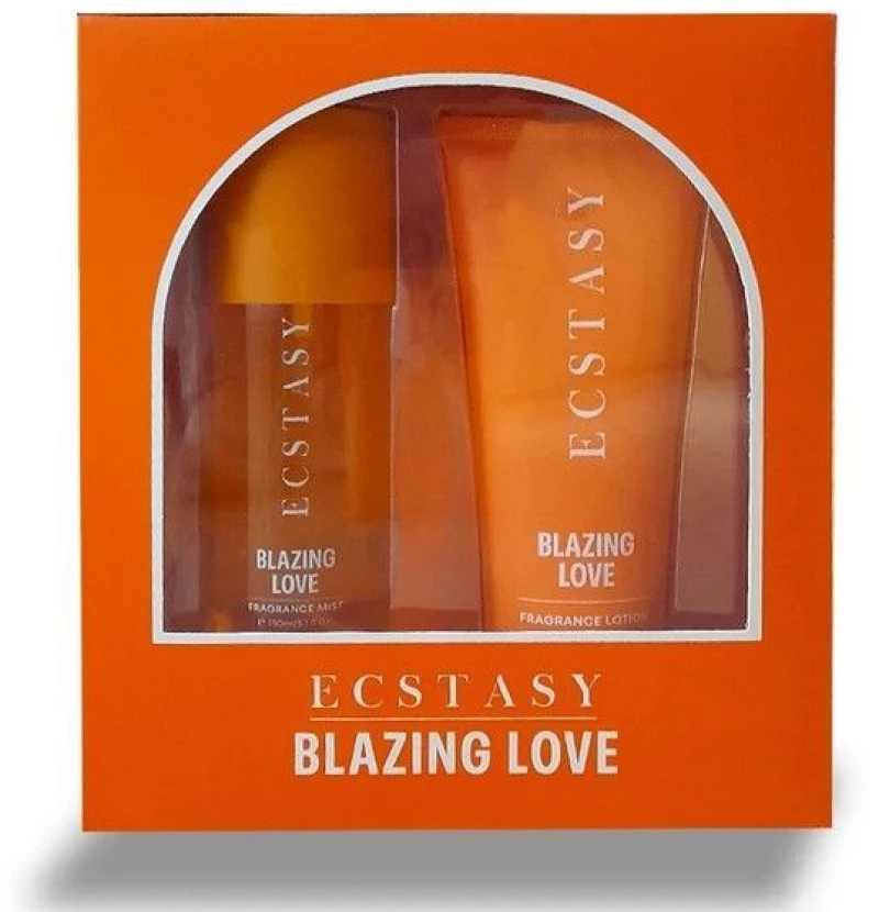 Ecstasy Set Blazing Love Body Mist 150ml & Body Lotion 150ml