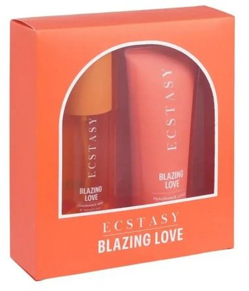 Ecstasy Set Blazing Love Body Mist 150ml & Body Lotion 150ml
