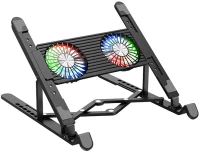 LAMTECH NOTEBOOK RGB METAL FOLDING BRACKET 17.3” BLACK