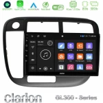 Clarion Gl300 Series 4core Android11 2+32gb Honda Civic 1995-2001 Navigation Multimedia Tablet 9" με Carplay & Android Auto u-gl3-Hd1113