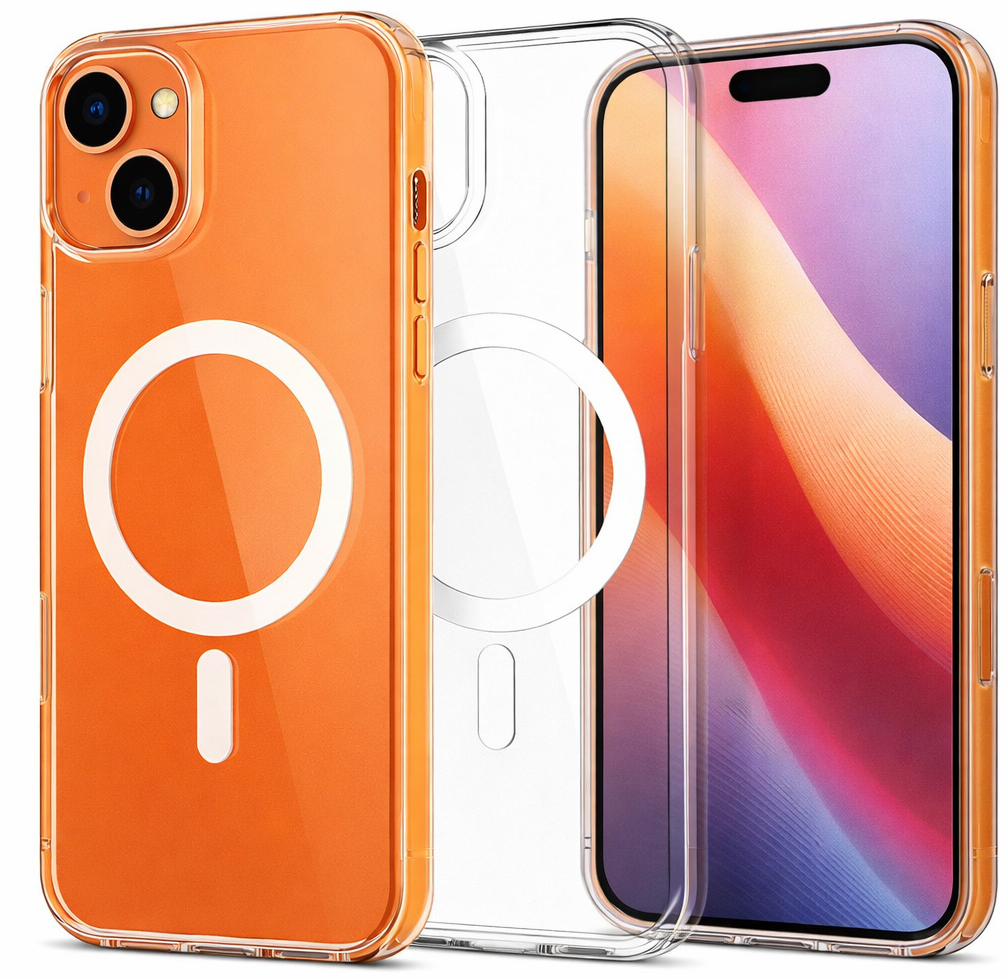 Θήκη TPU Ancus Magnetic Ring για Apple iPhone 17 Διάφανη