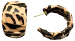 Σκουλαρίκια Κρίκοι Ανοιχτόχρωμο Animal Print