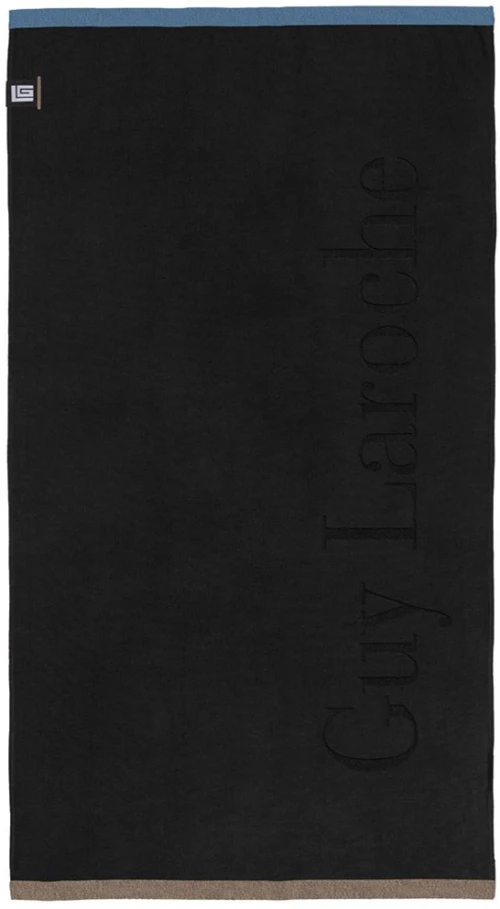 Πετσέτα Θαλάσσης Double Blue-Black Guy Laroche Θαλάσσης 90x180cm 100% Βαμβάκι