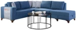 Καναπές - Κρεβάτι Γωνιακός Loft 752EST1355 230x285x80cm Blue