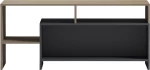 Τραπέζι σαλονιού Consa pakoworld sonoma - ανθρακί 120x60x52.8εκ