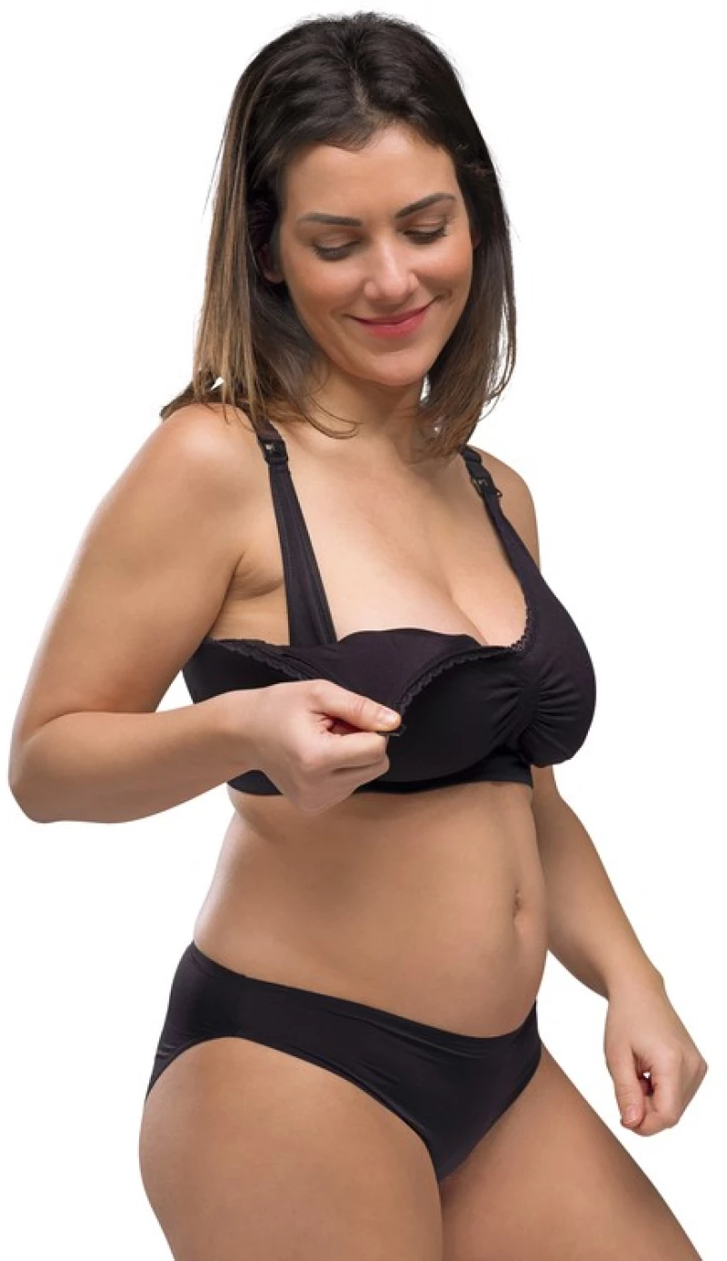 Carriwell Σουτιέν Θηλασμού Padded CarriGel™  Μαύρο XXL CW342411