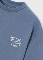 Boston Μπλουζα κοντομανικη ψαρια συμπαν 26-06042-405 6042 Αγόρι
