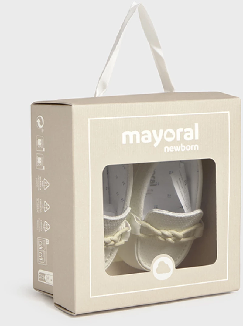 Mayoral Μοκασινια λευκο 26-09083-091 9083 Αγόρι