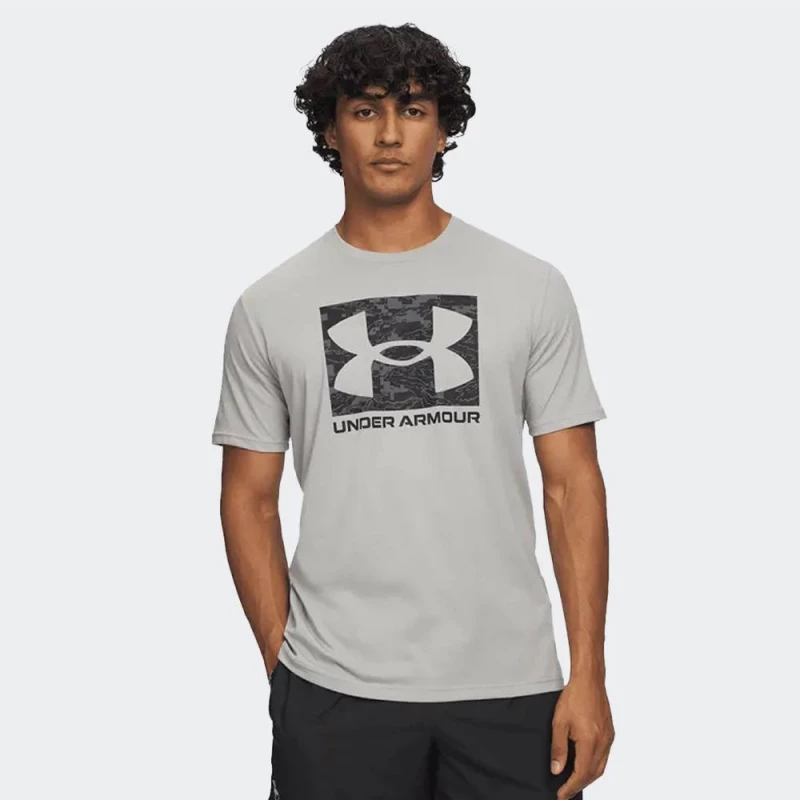UNDER ARMOUR ABC CAMO BOXED LOGO SS T-SHIRT - 1361673-069
