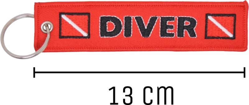 Μπρελόκ Υφασμάτινο με κέντημα Diver