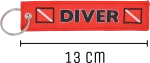 Μπρελόκ Υφασμάτινο με κέντημα Diver