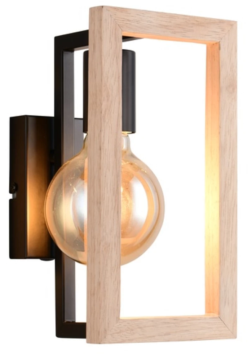 Φωτιστικό Επίτοιχο Reality Lighting -RL BANO R26691032 Μαύρο Ματ (Black Mat)