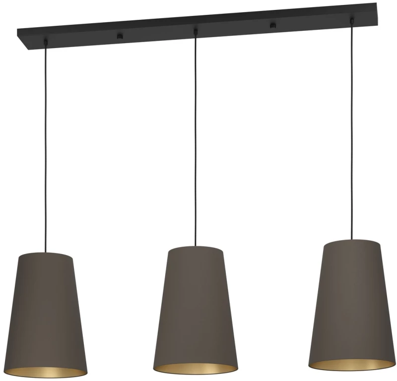 Φωτιστικό Κρεμαστό Eglo 390196 PETROSA Μαύρο Ματ (Black Mat)