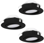 Φωτιστικό Χωνευτό Eglo 900749 PINEDA Μαύρο Ματ (Black Mat) 3000K