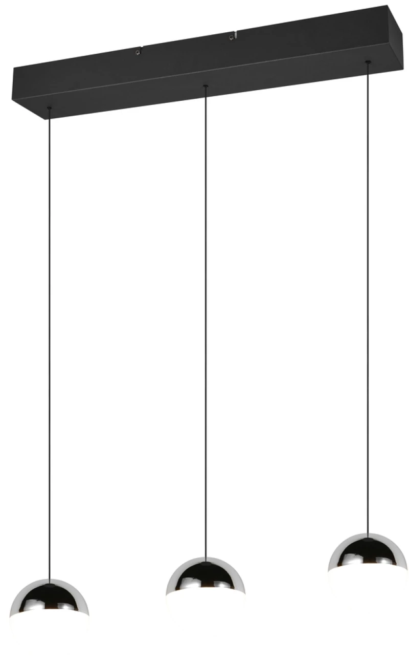 Φωτιστικό Κρεμαστό Reality Lighting -RL SENTA R33553106 Χρώμιο (Chrome) 4000K