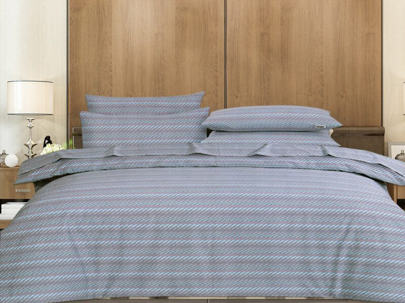 Σετ Σεντόνια Calm Wave 100% Βαμβακερά Reactive One Color Γαρύφαλλο - 160x260, Χωρίς Λάστιχο