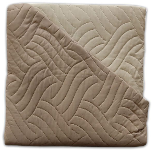 Κουβερλί Διπλό Microfiber Διπλής Όψης Κύμα Γαρύφαλλο 220x240 - Καφέ/μπεζ