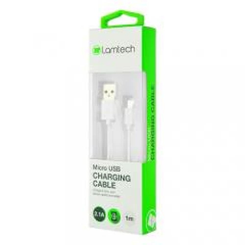 LAMTECH DATACABLE MICRO USB 1m WHITE offer