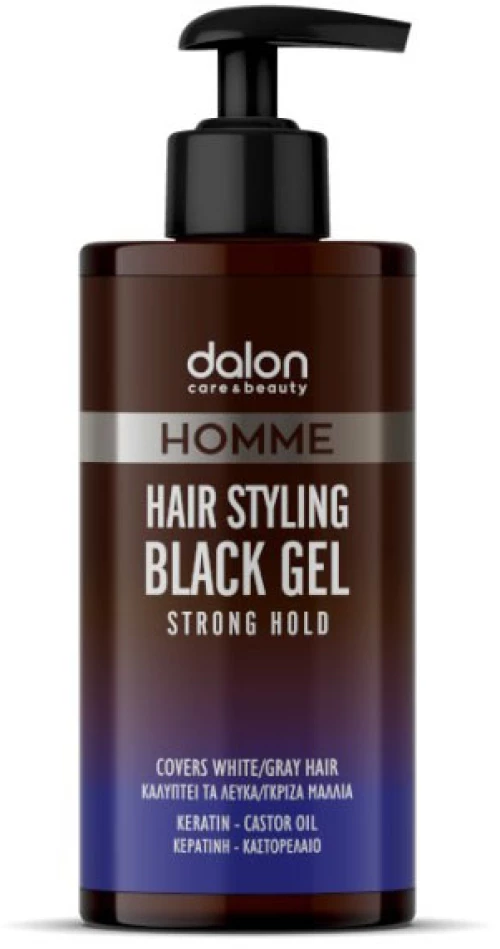 DALON Homme Hair Styling BLACK GEL Strong Hold 300ml