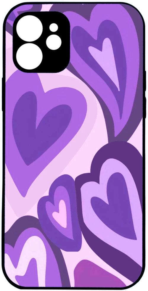 Purple Hearts Desing 2