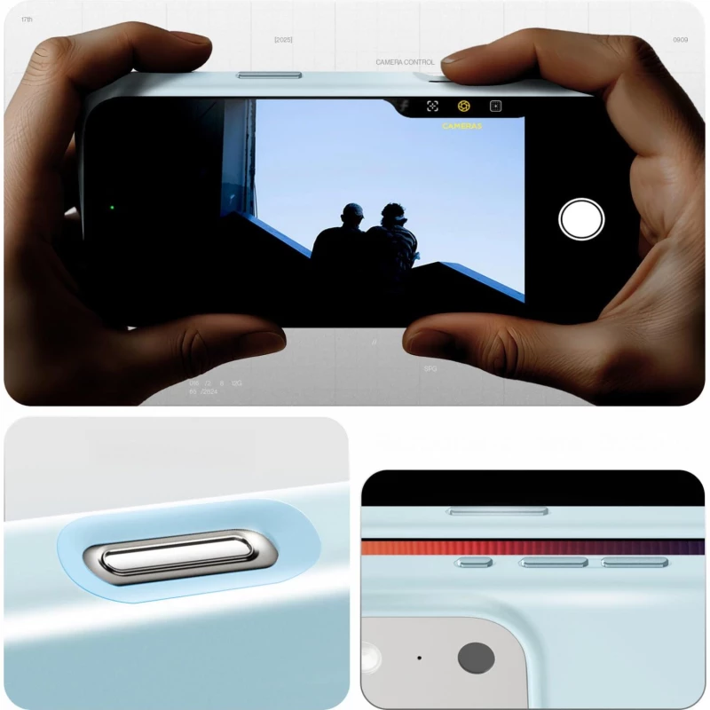 Θήκη iPhone 17 Pro Max Spigen Silicone Fit MagFit Ανθεκτική Σιλικόνης με MagSafe - Mute Blue (ACS10273)